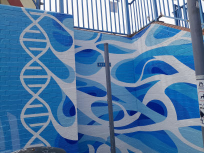 Caarter Bridge mural